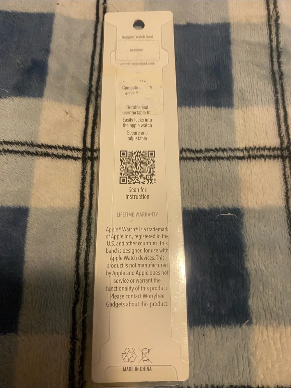 Stainless Steel Silver Watch Band for Apple Watch (38/40/41mm)